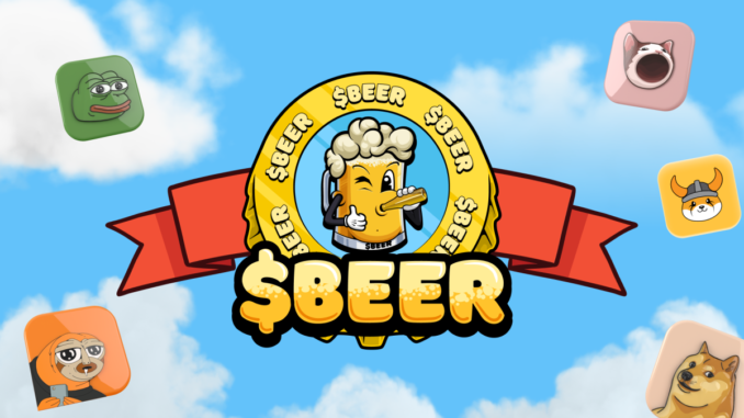 $BEER, a new Solana-based memecoin completes pre-sale of 30,000 SOL this week