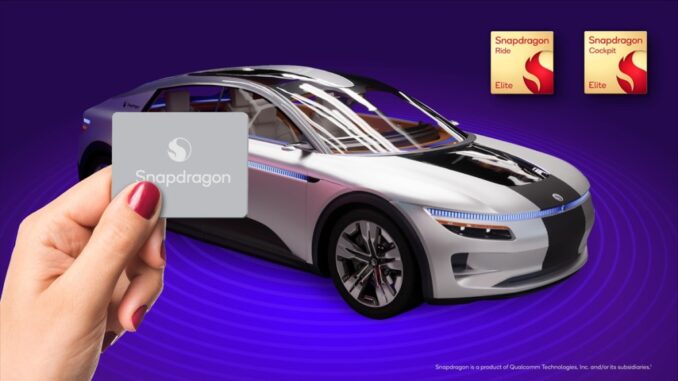 Qualcomm unveils Snapdragon Elite platforms for automotive